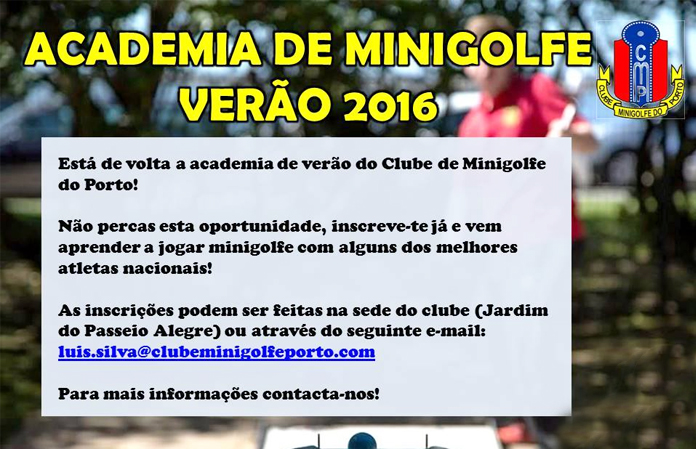 Academia de minigolfe Porto Academia de minigolfe