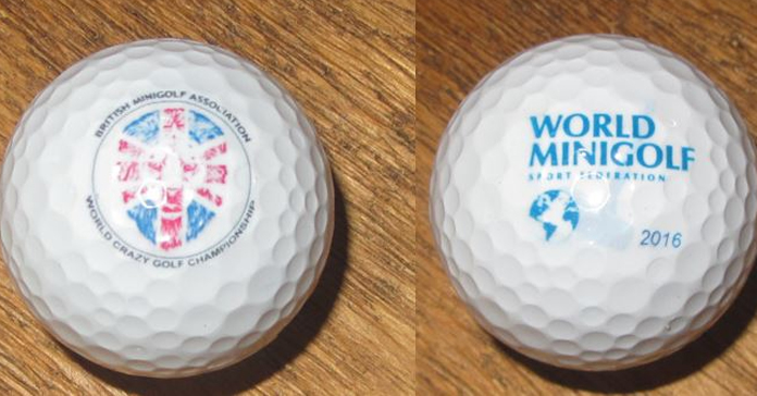 Bola Oficial World Crazy Golf Championships