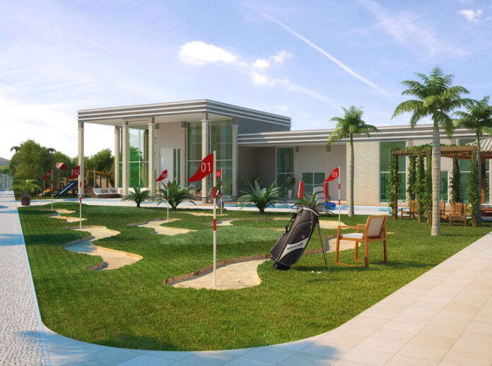 Casas com minigolfe