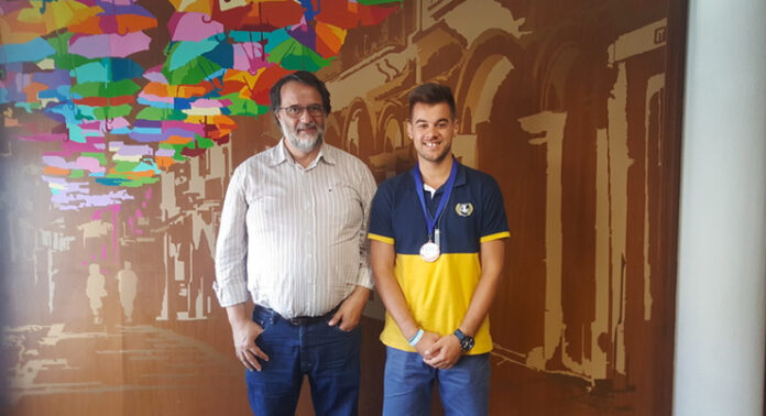 Tiago-Melo-recebido pelo Presidente da Camara